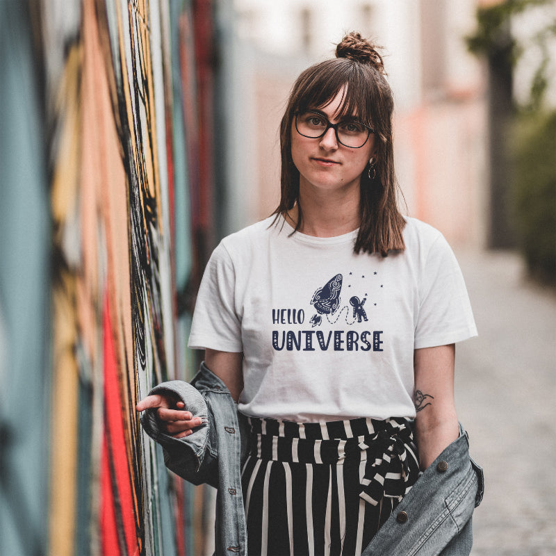 Hello Universe Cosmic Vibes T-shirt