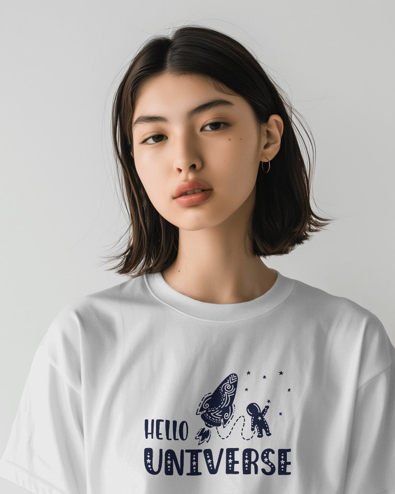 Hello Universe Cosmic Vibes T-shirt